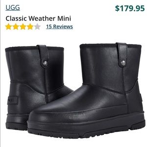 UGG Classic Leather Mini Booties